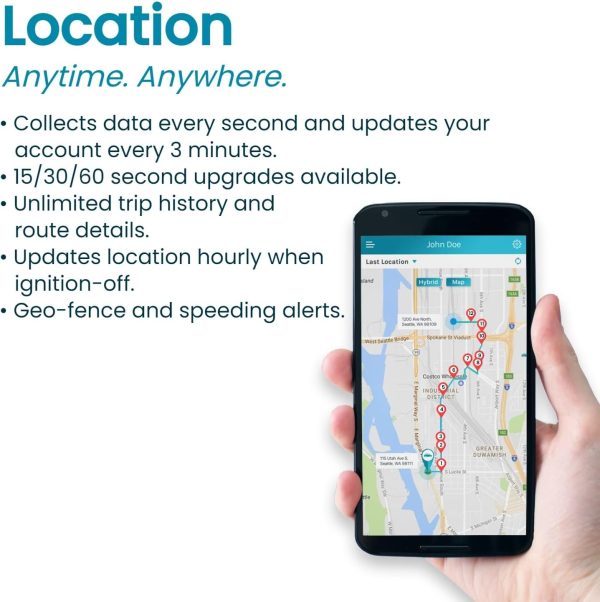Vyncs - GPS Tracker for Vehicles, [No Monthly Fee], 4G LTE, Vehicle Location, Trip History, Driving Alerts, GeoFence, Fuel Economy, OBD Fault Codes, USA-Developed, Family or Fleets - Image 7