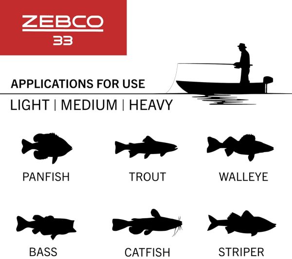 Zebco 33 Spincast Reel and Fishing Rod Combo - Image 9